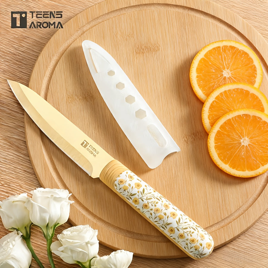 Kitchen Knife\u002FChef Knife, Peeling Knife, Fruit Knife | Sharp High Carbon Stainless Steel Small Kitchen Art Knife, Forged Peeling and Vegetable Knife, Best Gifting Option