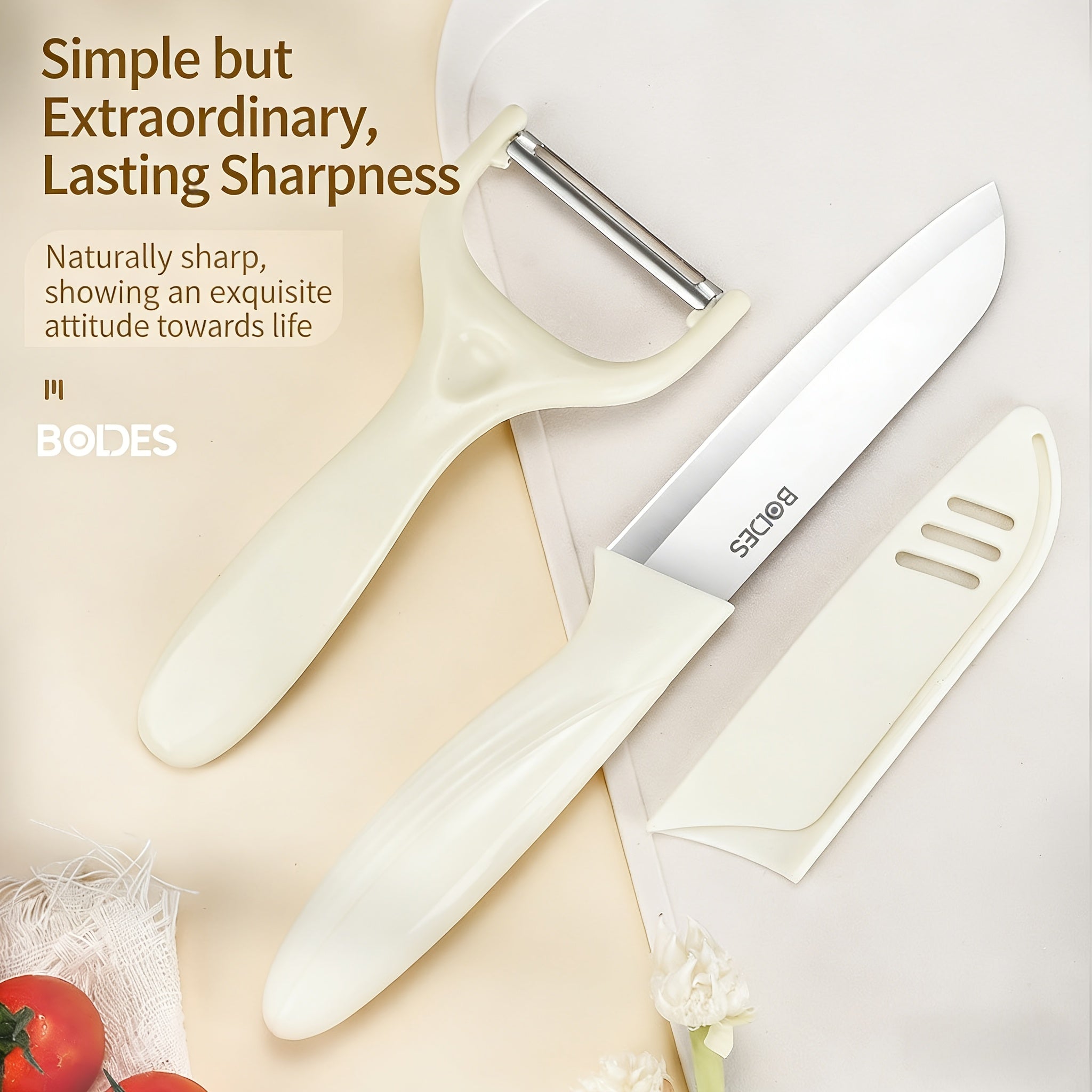 BODES Multi Purpose Stainless Steel Fruit Peeling Knife, Fruit Peeling Knife, Kitchen Peeling Knife, Fruit Cutting Knife, Fruit Peeling Knife Set