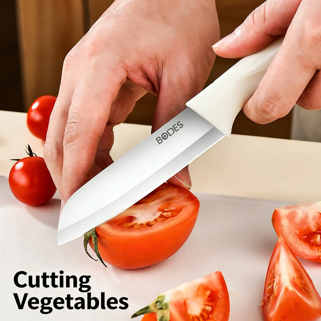 BODES Multi Purpose Stainless Steel Fruit Peeling Knife, Fruit Peeling Knife, Kitchen Peeling Knife, Fruit Cutting Knife, Fruit Peeling Knife Set