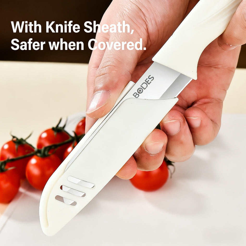 BODES Multi Purpose Stainless Steel Fruit Peeling Knife, Fruit Peeling Knife, Kitchen Peeling Knife, Fruit Cutting Knife, Fruit Peeling Knife Set