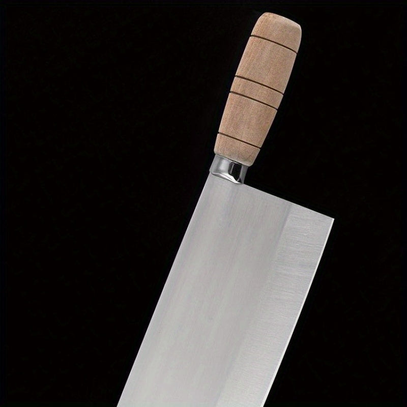 (High Carbon Steel) 316Mm Blade Mid-End High-Carbon Steel Build\u002FExcellent Chef Chef Knife\u002FYellow High-End Wooden Handle\u002FStainless Steel Double Bevel(High Carbon Steel) Interrupt Type\u002FSlicing Chef Knife\u002FSlicing Chef Knife