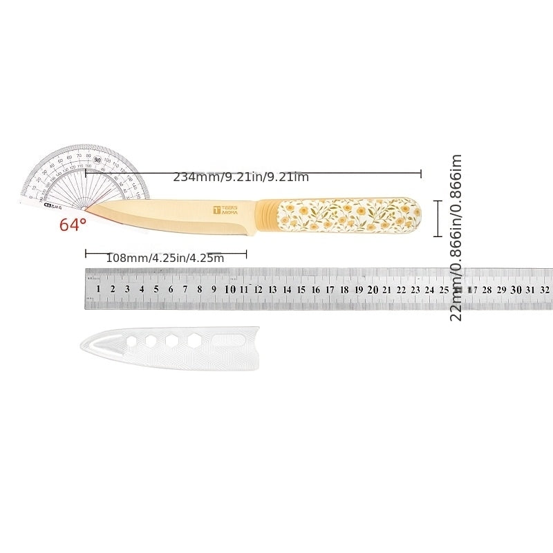 Kitchen Knife\u002FChef Knife, Peeling Knife, Fruit Knife | Sharp High Carbon Stainless Steel Small Kitchen Art Knife, Forged Peeling and Vegetable Knife, Best Gifting Option