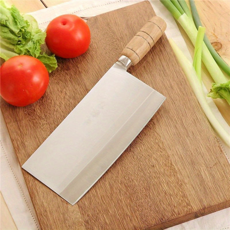 (High Carbon Steel) 316Mm Blade Mid-End High-Carbon Steel Build\u002FExcellent Chef Chef Knife\u002FYellow High-End Wooden Handle\u002FStainless Steel Double Bevel(High Carbon Steel) Interrupt Type\u002FSlicing Chef Knife\u002FSlicing Chef Knife